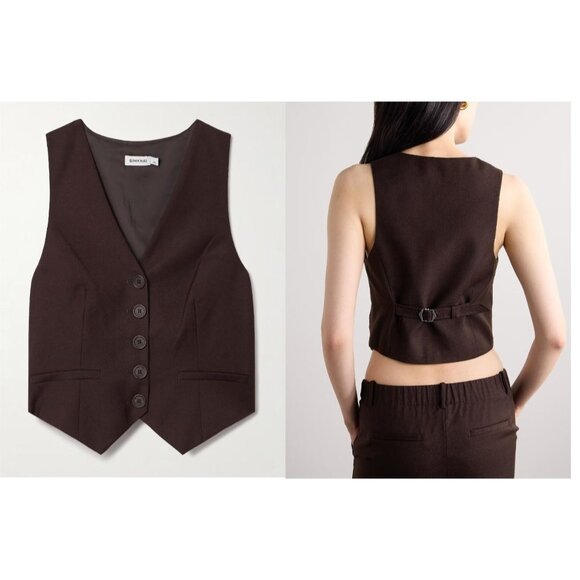 SIMKHAI Deb wool vest Size 2 - Picture 2 of 6